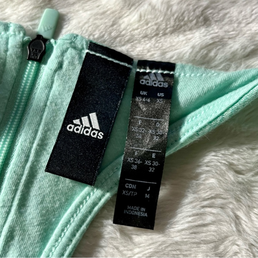 Adidas romper, aqua XS cinched waist - Picture 4 of 5
